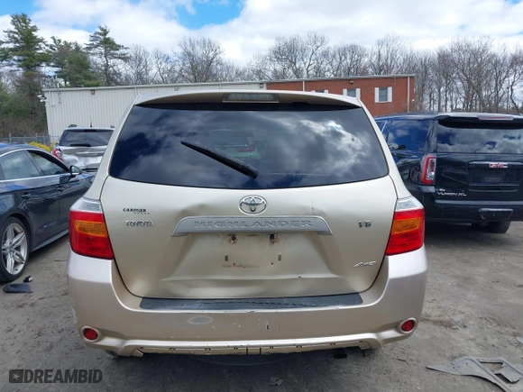 2008 Toyota Highlander with VIN JTEES41A082078238, listed as a IAAI auction lot 42057926 with 189,365 mi miles. Bid and sale history available at carsss.com. Image 16.