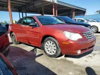 2008 Chrysler Sebring LX with VIN 1C3LC45K58N122040, listed as a Copart auction lot 82375204 with 135,105 mi miles and Non Repairable. Bid and sale history available at carsss.com. Image 4.