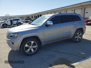 2014 Jeep Grand Cherokee Overland with VIN 1C4RJFCG0EC542527, listed as a Copart auction lot 51776655 with 167,703 mi miles and Salvage Title. Bid and sale history available at DreamBid. Image 1.