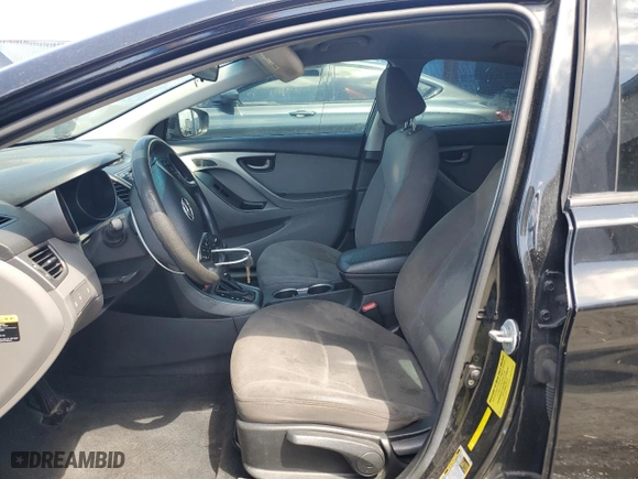 2014 Hyundai Elantra SE with VIN KMHDH4AE1EU142347, listed as a Copart auction lot 50061405 with 180,992 mi miles and Salvage Title. Bid and sale history available at carsss.com. Image 7.