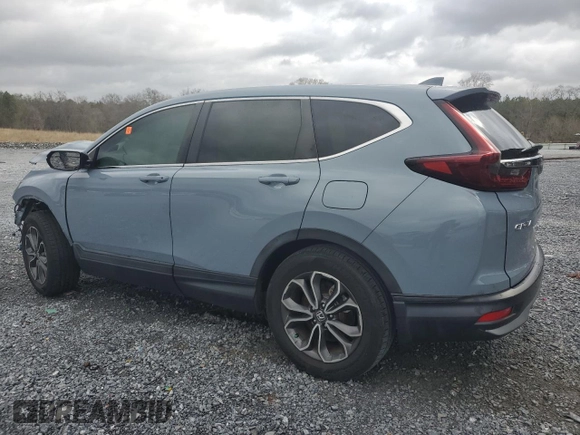 2020 Honda CR-V EX-L with VIN 5J6RW1H86LL011183, listed as a Copart auction lot 47857755 with 41,660 mi miles and Salvage Title. Bid and sale history available at carsss.com. Image 2.