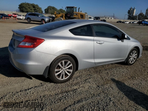 2012 Honda Civic Cpe EX with VIN 2HGFG3B86CH506914, listed as a Copart auction lot 73133784 with 134,950 mi miles and Salvage Title. Bid and sale history available at carsss.com. Image 3.