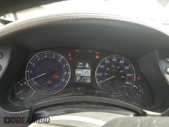 2012 Infiniti EX Journey with VIN JN1AJ0HR4CM451680, listed as a Copart auction lot 73155334 with 189,704 mi miles and Salvage Title. Bid and sale history available at DreamBid. Image 9.