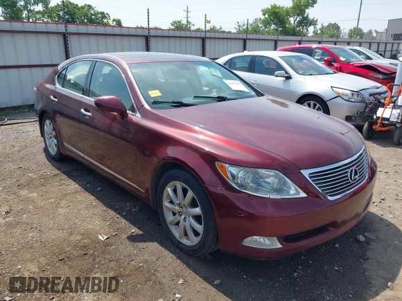 2009 Lexus LS 460 with VIN JTHBL46F895090838, listed as a IAAI auction lot 42437405 with 174,271 mi miles and . Bid and sale history available at DreamBid. Image 13.