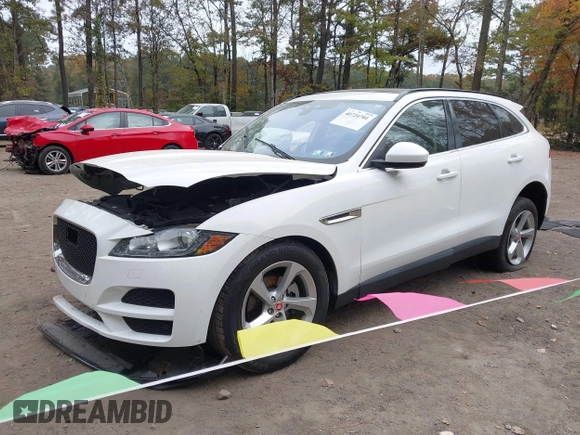 2019 Jaguar F-Pace 25t Premium with VIN SADCJ2FX3KA368653, listed as a IAAI auction lot 40724701 with 23,554 mi miles and . Bid and sale history available at DreamBid. Image 17.