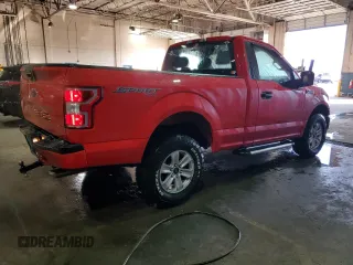 2019 Ford F-150 XL with VIN 1FTMF1E5XKKD02283, listed as a Copart auction lot 50175365 with 24,391 mi miles and Salvage title. Bid and sale history available at DreamBid. Image 3.