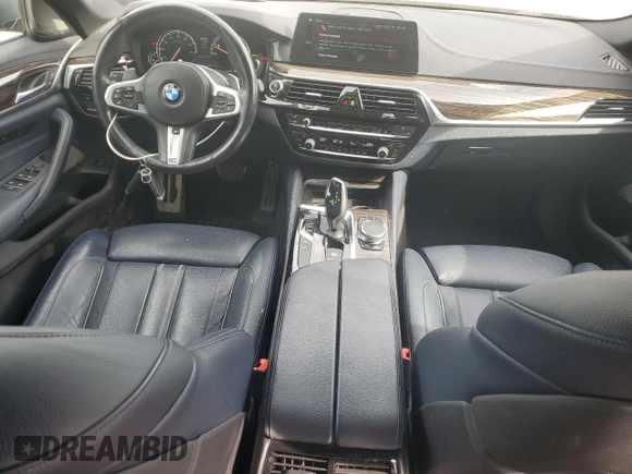 2018 BMW 5 Series 540i xDrive with VIN WBAJE7C54JWC57361, listed as a Copart auction lot 53047545 with 62,312 mi miles and Salvage title. Bid and sale history available at DreamBid. Image 8.