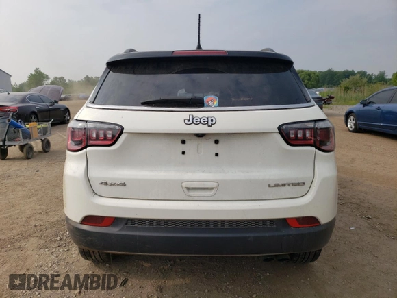 2020 Jeep Compass Limited z VIN 3C4NJDCB7LT221769, wystawiony jako Copart lot #59660955 z przebiegiem 76 822 mil mil oraz Szkoda całkowita • Salvage title. Historia ofert i sprzedaży dostępna na DreamBid. Obrazek 6.