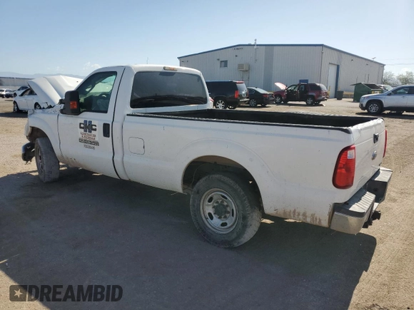 2015 Ford F-250 XL with VIN 1FTBF2A65FED55263, listed as a Copart auction lot 63511305 with Not provided miles and Salvage title. Bid and sale history available at DreamBid. Image 2.