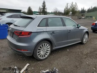 2016 Audi A3 e-tron Premium Plus with VIN WAUTPBFF9GA050123, listed as a Copart auction lot 87970295 with 76,445 mi miles and Salvage Title. Bid and sale history available at carsss.com. Image 3.