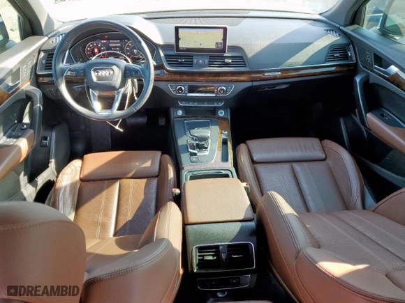 2018 Audi Q5 Premium Plus with VIN WA1BNAFY2J2017797, listed as a Copart auction lot 89398455 with 64,605 mi miles and Salvage Title. Bid and sale history available at carsss.com. Image 8.