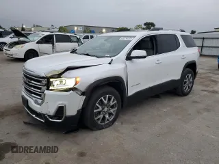 2021 GMC Acadia SLT z VIN 1GKKNULS9MZ219995, wystawiony jako Copart lot #53376235 z przebiegiem 32 371 mil mil oraz Szkoda całkowita • Salvage title. Historia ofert i sprzedaży dostępna na DreamBid. Obrazek 1.