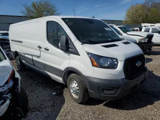 2023 Ford Transit Cargo with VIN 1FTBR2YG7PKA55474, listed as a Copart auction lot 45338615 with Not Provided miles and Salvage Title. Bid and sale history available at DreamBid. Image 4.