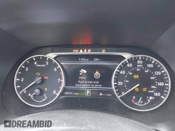 2021 Nissan Sentra SV with VIN 3N1AB8CV3MY248925, listed as a IAAI auction lot 41607669 with 58,093 mi miles and . Bid and sale history available at carsss.com. Image 7.