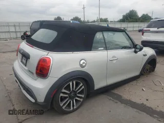 2022 MINI Convertible Cooper S z VIN WMW43DL09N3N60064, wystawiony jako Copart lot #66324525 z przebiegiem 68 126 mil mil oraz Szkoda całkowita • Salvage title. Historia ofert i sprzedaży dostępna na DreamBid. Obrazek 3.