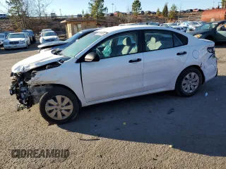 2018 Kia Rio LX with VIN 3KPA24AB7JE059111, listed as a Copart auction lot 87523915 with 0 mi miles and Salvage Title. Bid and sale history available at carsss.com. Image 1.