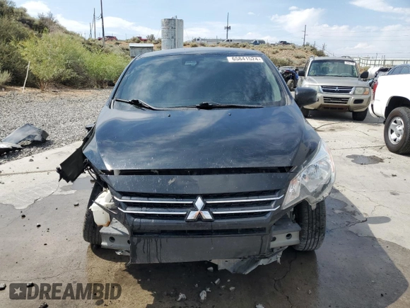 2022 Mitsubishi Mirage ES z VIN ML32FUFJ7NHF08088, wystawiony jako Copart lot #65841524 z przebiegiem 62 289 mil mil oraz Szkoda całkowita • Salvage title. Historia ofert i sprzedaży dostępna na DreamBid. Obrazek 5.