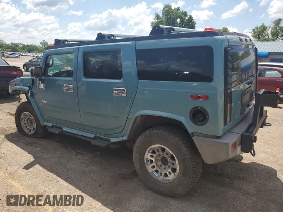 2007 Hummer H2 SUV z VIN 5GRGN23UX7H101776, wystawiony jako Copart lot #56337975 z przebiegiem 176 599 mil mil oraz Szkoda całkowita • Salvage title. Historia ofert i sprzedaży dostępna na DreamBid. Obrazek 2.