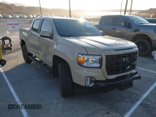 2022 GMC Canyon 2WD Elevation with VIN 1GTG5CEN6N1253637, listed as a IAAI auction lot 41273051 with 27,493 mi miles. Bid and sale history available at carsss.com. Image 1.