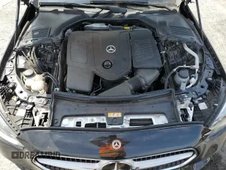 2022 Mercedes-Benz C 300 with VIN W1KAF4GB9NR009841, listed as a Copart auction lot 58415085 with 26,465 mi miles and Salvage title. Bid and sale history available at DreamBid. Image 11.