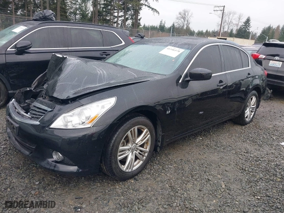 2015 Infiniti Q40 with VIN JN1CV6AR7FM522949, listed as a IAAI auction lot 41346578 with 76,037 mi miles. Bid and sale history available at carsss.com. Image 17.