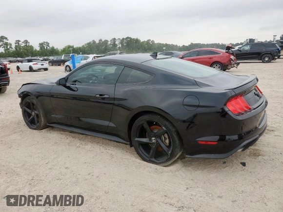 2021 Ford Mustang EcoBoost with VIN 1FA6P8TH7M5126618, listed as a Copart auction lot 58210555 with Not provided miles and Salvage title. Bid and sale history available at DreamBid. Image 2.