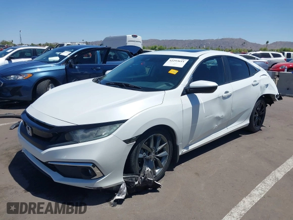 2019 Honda Civic EX z VIN 19XFC1F38KE003716, wystawiony jako IAAI lot #42293611 z przebiegiem 109 882 mil mil oraz . Historia ofert i sprzedaży dostępna na DreamBid. Obrazek 17.