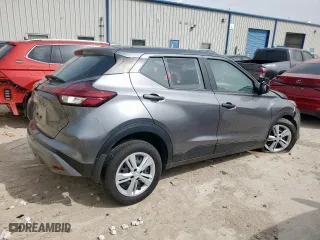 2024 Nissan Kicks S with VIN 3N1CP5BV2RL537969, listed as a Copart auction lot 45606845 with 10,257 mi miles and Salvage Title. Bid and sale history available at carsss.com. Image 3.