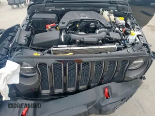 2020 Jeep Wrangler Rubicon with VIN 1C4HJXCG3LW212460, listed as a Copart auction lot 57546715 with 33,085 mi miles and Salvage title. Bid and sale history available at DreamBid. Image 12.