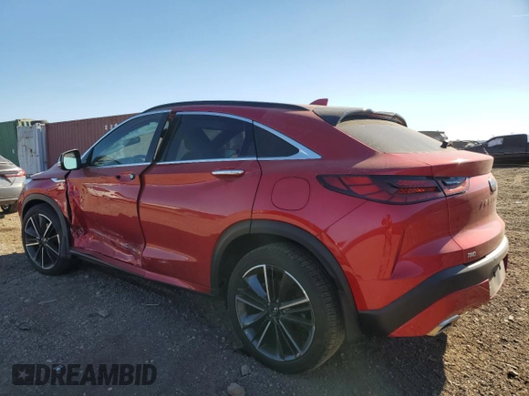 2023 Infiniti QX55 Essential z VIN 3PCAJ5KR3PF117559, wystawiony jako Copart lot #77363234 z przebiegiem 5 528 mil mil oraz Szkoda całkowita • Salvage title. Historia ofert i sprzedaży dostępna na DreamBid. Obrazek 2.