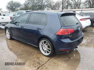 2017 Volkswagen Golf GTI S with VIN 3VW5T7AU3HM069990, listed as a IAAI auction lot 41554093 with 88,216 mi miles. Bid and sale history available at carsss.com. Image 3.