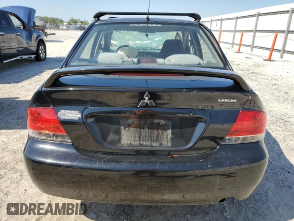 2006 Mitsubishi Lancer ES z VIN JA3AJ26E96U072041, wystawiony jako Copart lot #52852565 z przebiegiem Nie podano mil oraz Szkoda całkowita • Salvage title. Historia ofert i sprzedaży dostępna na DreamBid. Obrazek 6.