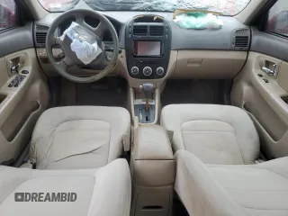 2009 Kia Spectra SX with VIN KNAFE221895648213, listed as a Copart auction lot 85082664 with 241,644 mi miles and Salvage Title. Bid and sale history available at carsss.com. Image 8.