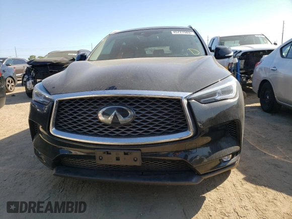 2019 Infiniti QX50 LUXE with VIN 3PCAJ5M32KF148349, listed as a Copart auction lot 45727503 with 28,227 mi miles. Bid and sale history available at carsss.com. Image 5.