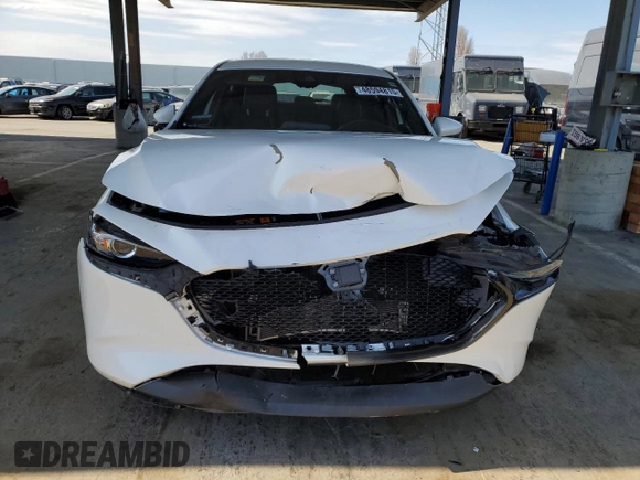 2020 Mazda Mazda3 Hatchback with VIN JM1BPALM8L1161025, listed as a Copart auction lot 48594815 with 43,326 mi miles and Salvage Title. Bid and sale history available at carsss.com. Image 5.