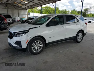 2022 Chevrolet Equinox LS z VIN 3GNAXHEV1NS236683, wystawiony jako Copart lot #56072745 z przebiegiem 31 447 mil mil oraz Szkoda całkowita • Salvage title. Historia ofert i sprzedaży dostępna na DreamBid. Obrazek 1.