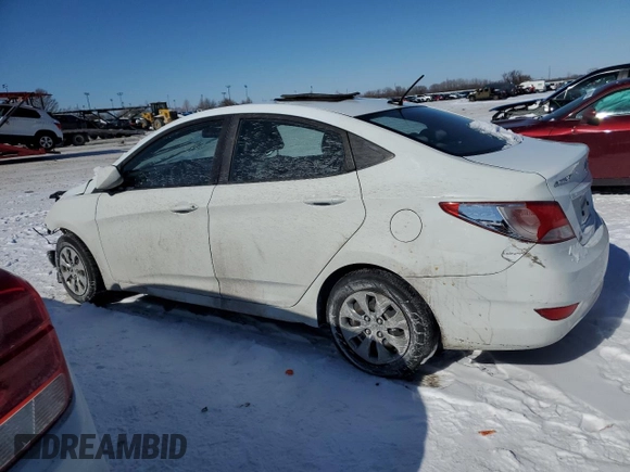 2017 Hyundai Accent SE z VIN KMHCT4AE5HU167587, wystawiony jako Copart lot #46037295 z przebiegiem 98 545 mil mil oraz Szkoda całkowita • Salvage title. Historia ofert i sprzedaży dostępna na DreamBid. Obrazek 2.