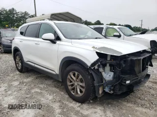 2019 Hyundai Santa Fe SE with VIN 5NMS2CAD2KH001241, listed as a Copart auction lot 58469295 with 111,853 mi miles and Salvage title. Bid and sale history available at DreamBid. Image 4.