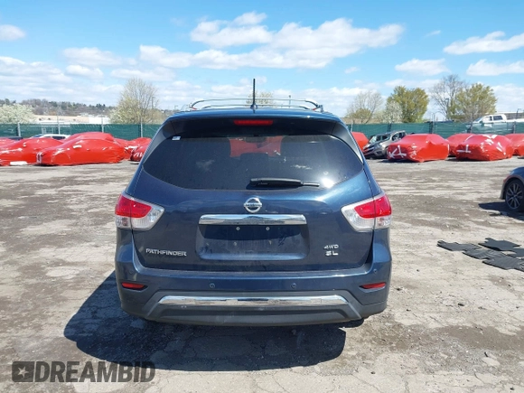 2013 Nissan Pathfinder SL z VIN 5N1AR2MM6DC643665, wystawiony jako IAAI lot #41995720 z przebiegiem 165 919 mil mil oraz . Historia ofert i sprzedaży dostępna na DreamBid. Obrazek 16.
