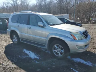 2005 Lexus GX 470 with VIN JTJBT20X450081856, listed as a Copart auction lot 46337545 with 382,956 mi miles and Clean Title. Bid and sale history available at carsss.com. Image 4.