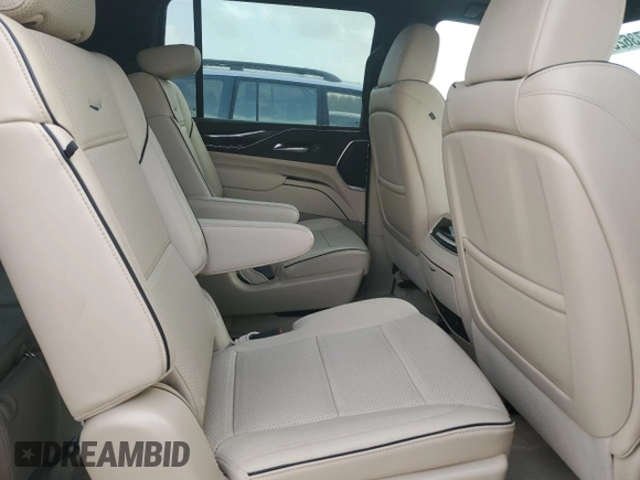 2023 Cadillac Escalade ESV 4WD Premium Luxury with VIN 1GYS4KKL8PR504649, listed as a Copart auction lot 49773625 with 15,046 mi miles and Salvage Title. Bid and sale history available at carsss.com. Image 11.