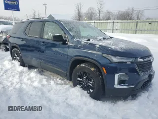 2022 Chevrolet Traverse LS with VIN 1GNEVFKW4NJ112207, listed as a Copart auction lot 47103345 with 14,666 mi miles and Salvage Title. Bid and sale history available at carsss.com. Image 4.