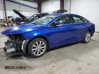 2015 Chrysler 200 C with VIN 1C3CCCCB8FN542062, listed as a Copart auction lot 50426835 with 86,987 mi miles and Salvage Title. Bid and sale history available at carsss.com. Image 1.