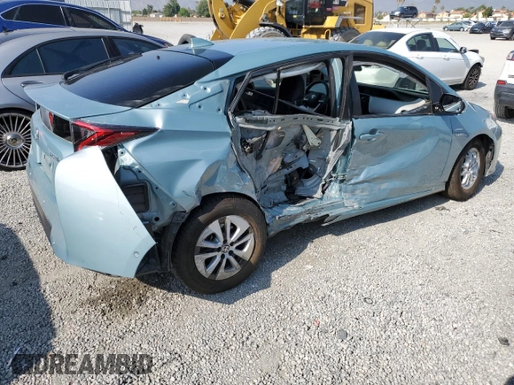 2017 Toyota Prius Two with VIN JTDKBRFU1H3045847, listed as a Copart auction lot 54266305 with 93,383 mi miles and Salvage Title. Bid and sale history available at DreamBid. Image 3.