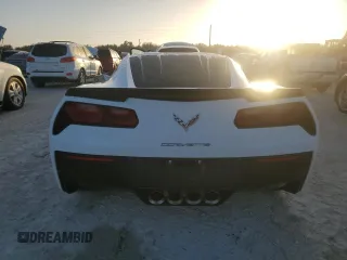 2015 Chevrolet Corvette 2LT with VIN 1G1YC2D75F5118031, listed as a Copart auction lot 76791894 with 0 mi miles and Salvage Title. Bid and sale history available at carsss.com. Image 6.