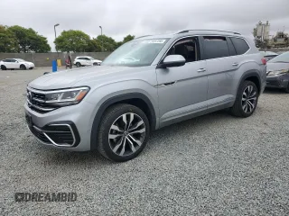 2022 Volkswagen Atlas SEL Premium R-Line z VIN 1V2FR2CA5NC515337, wystawiony jako Copart lot #59557265 z przebiegiem 32 742 mil mil oraz Szkoda całkowita • Salvage title. Historia ofert i sprzedaży dostępna na DreamBid. Obrazek 1.