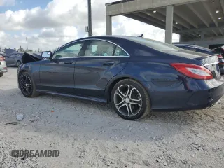 2015 Mercedes-Benz CLS 400 with VIN WDDLJ6HB8FA154029, listed as a Copart auction lot 45173395 with 63,889 mi miles and Salvage title. Bid and sale history available at DreamBid. Image 2.