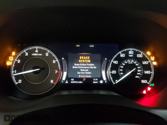 2019 Acura RDX Technology с VIN 5J8TC2H5XKL028780, выставлен на аукционе Copart как лот 54255015 с пробегом 90 931 миль миль и Чистый • Clean title. История ставок и продаж доступна на DreamBid. Изображение 9.