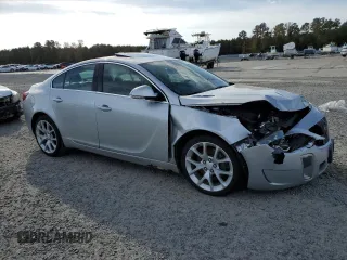 2016 Buick Regal GS with VIN 2G4GU5GXXG9109077, listed as a Copart auction lot 79145024 with 153,194 mi miles and Salvage Title. Bid and sale history available at carsss.com. Image 4.