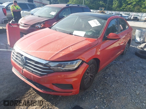 2019 Volkswagen Jetta S with VIN 3VWC57BU5KM141943, listed as a IAAI auction lot 42227260 with 99,164 mi miles and . Bid and sale history available at DreamBid. Image 2.